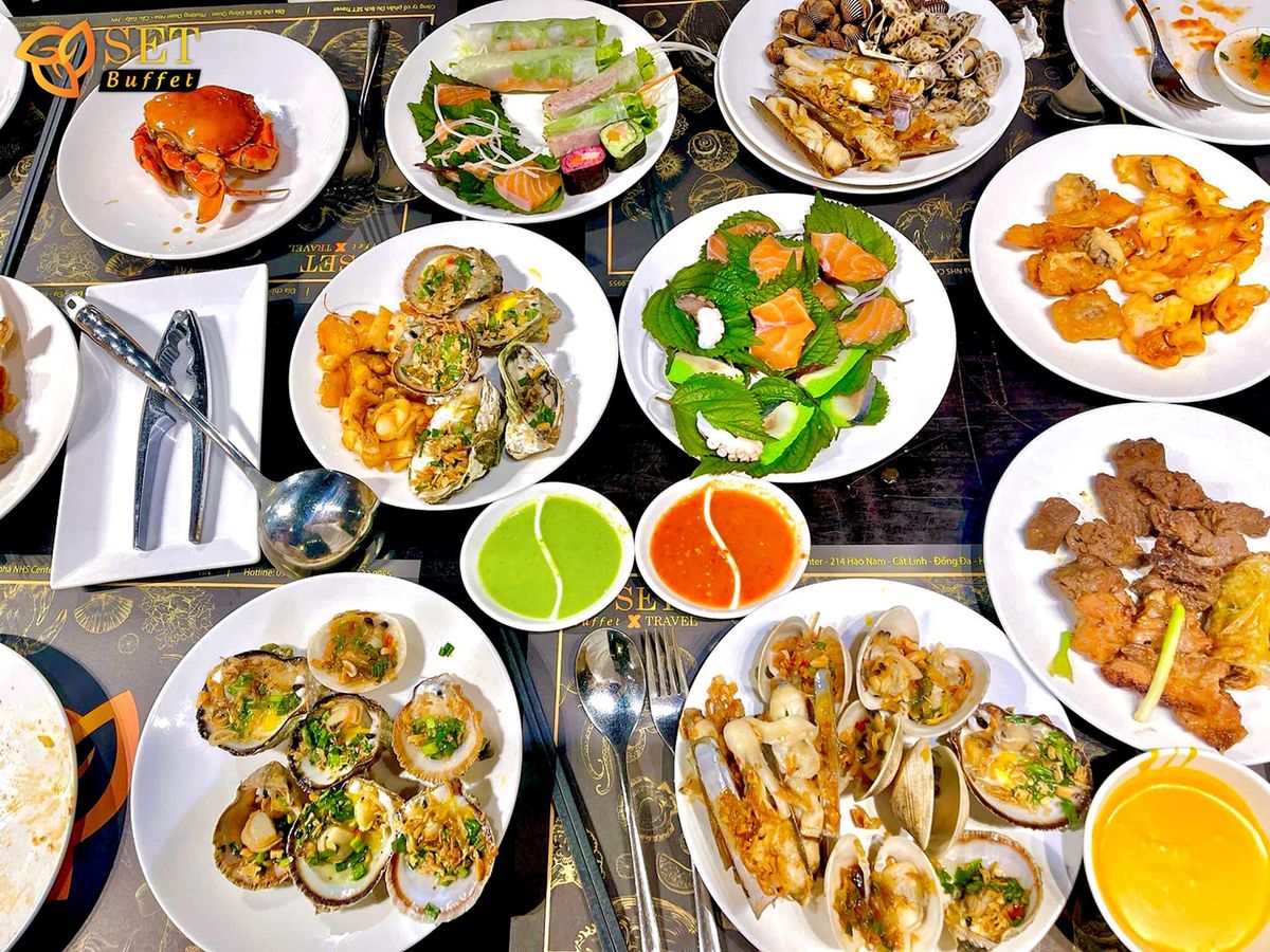 SET Buffet – Nơi thưởng thức hải sản thượng hạng tại Hà Nội